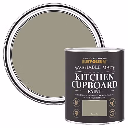 Rust-Oleum Green Kitchen Cupboard Paint in Matt Finish, 0.75 l
