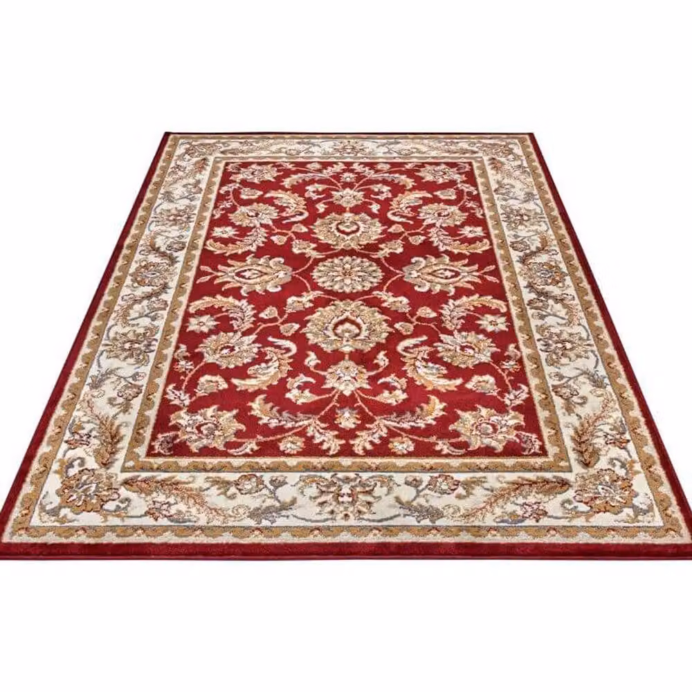 THE RUGS Reni Luxor Oriental Vintage Short Pile Living Room Rug in Red, W: 160 cm, L: 235 cm – 4