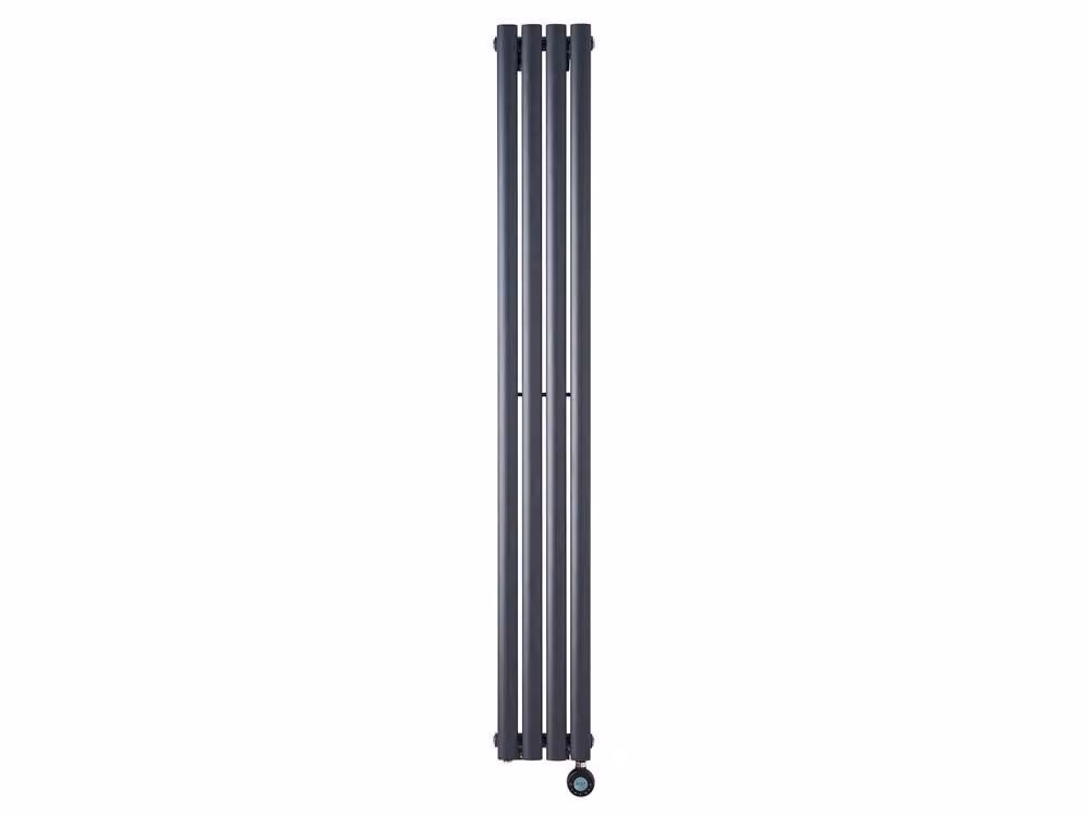 Eden Teppra 1200W Electric Vertical Wall Mounted Radiator with Smart WiFi and App Control in Anthracite Grey H: 180 cm, W: 24 cm, D: 7 cm – 2