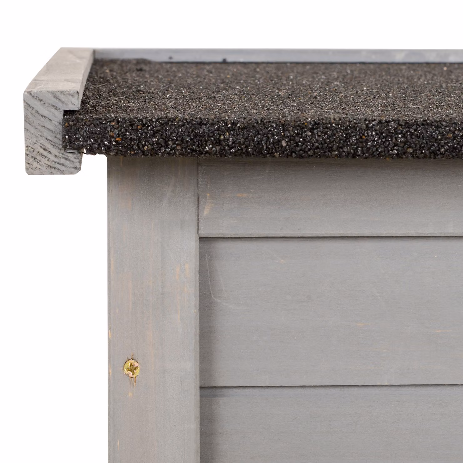 Outsunny Grey Wooden Garden Storage Shed with 2 Doors and Internal Shelves, W/D/H: 46.5 x 87 x 96.5 cm – 9