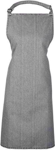 Premier Colours Collection Denim Bib Apron in Dark Grey – 1