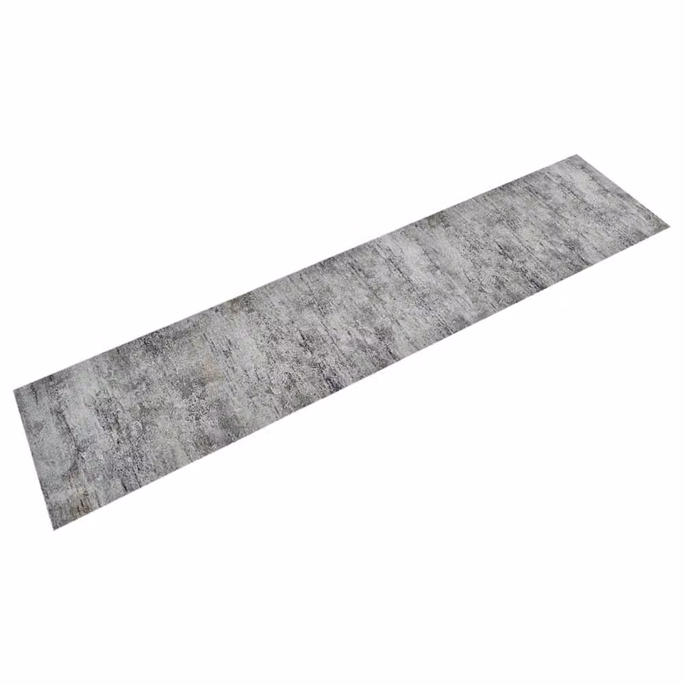 Berkfield Home Beton Washable Velvet Kitchen Rug in Grey, W: 60 cm, L: 300 cm – 2