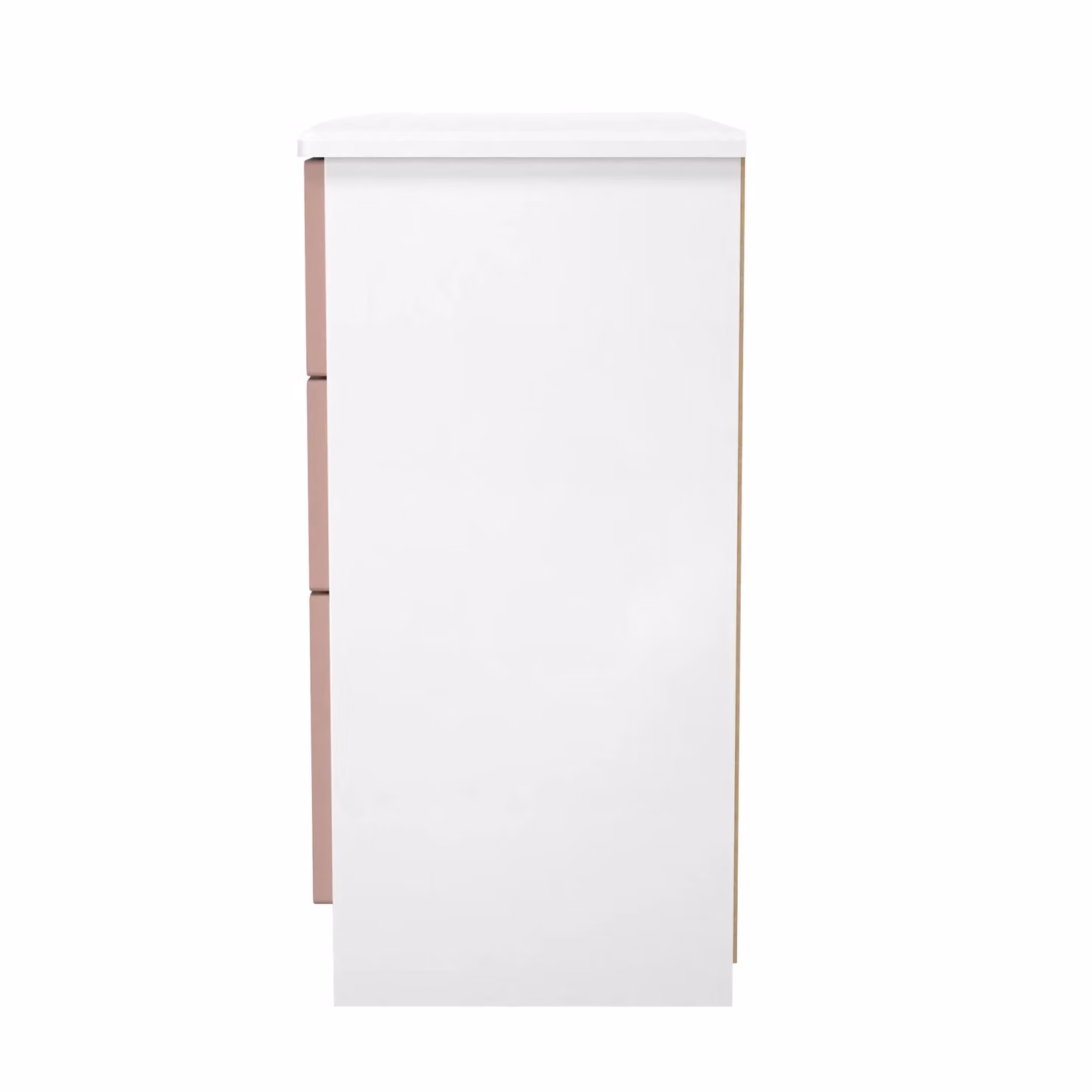 2 U Holborn 6 Drawer Wide Chest in Dusty Pink, Ready Assembled – 2