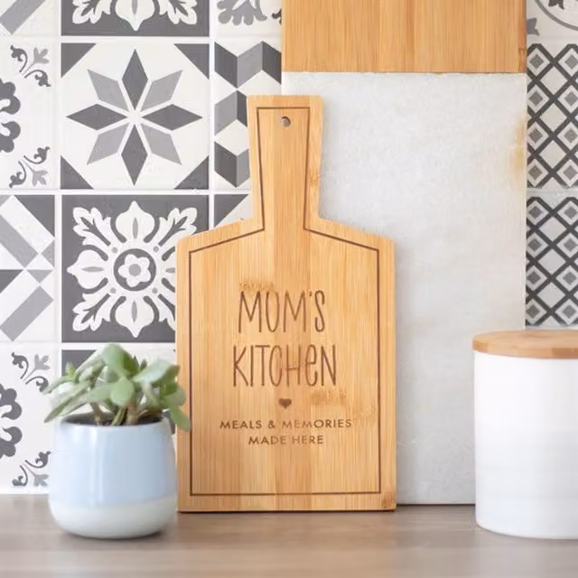 KDMK Mum's Kitchen Bamboo Serving Board, Brown