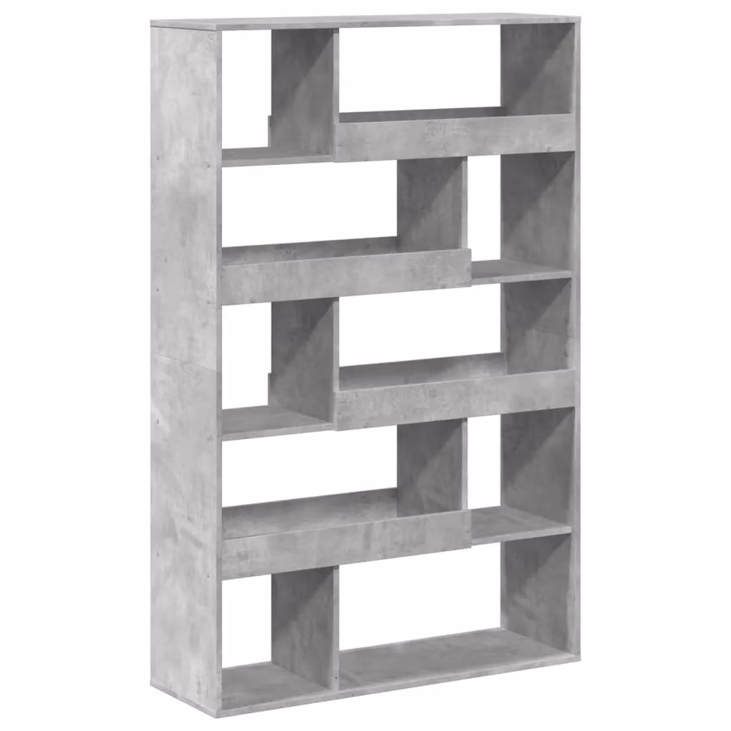 Berkfield Home Concrete Grey Room Divider in Engineered Wood W/D/H: 100 x 33 x 156.5 cm – 2