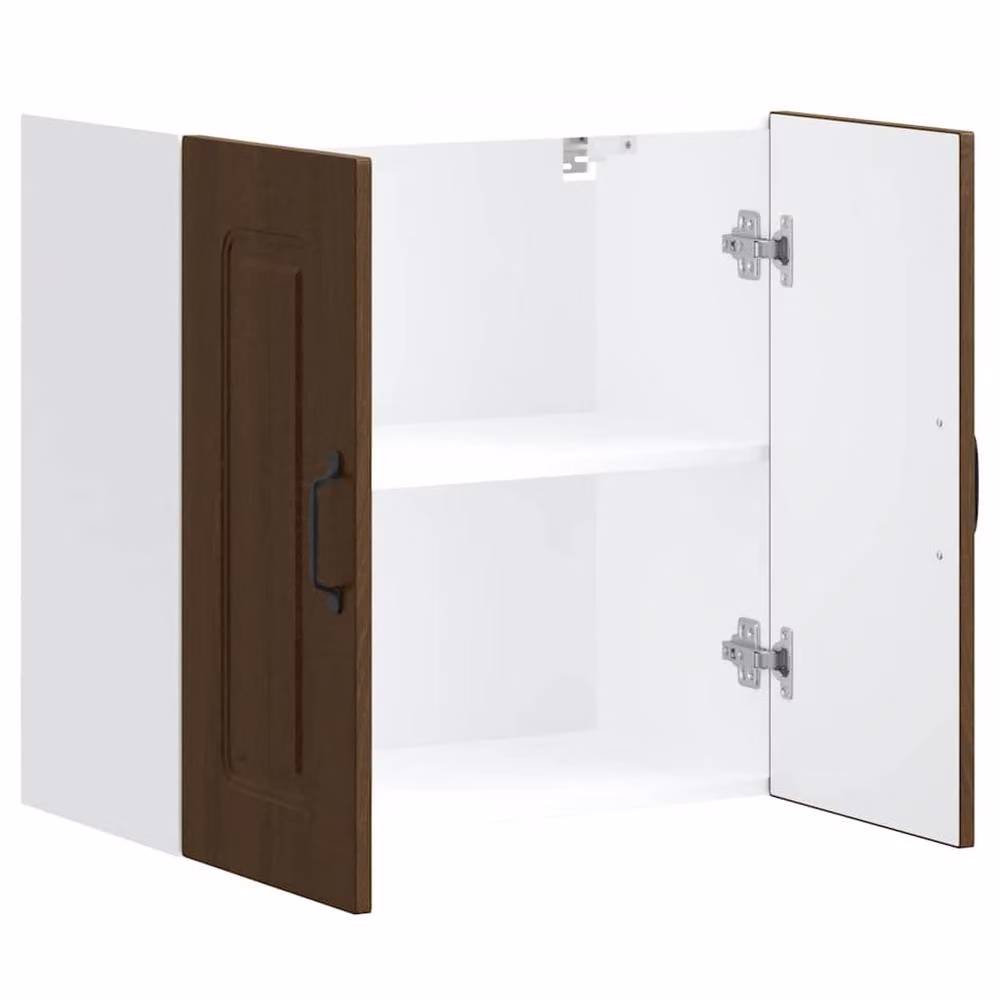 Berkfield Home Kalmar Wall Mounted Kitchen Cabinet in Brown Oak Engineered Wood – 3