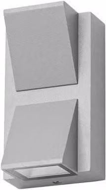 Netlighting Loyd LED Up and Down Outdoor Wall Light, Grey, IP54