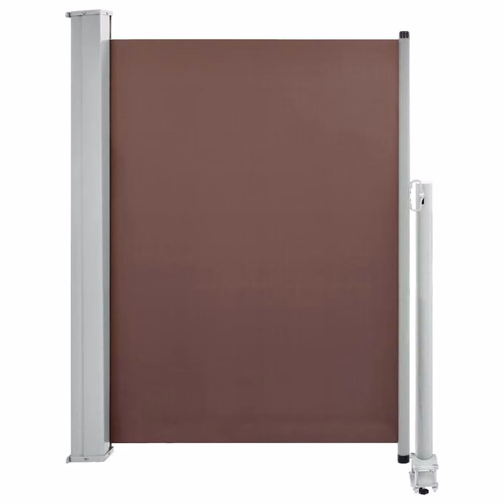 Berkfield Home Patio Retractable Side Awning in Brown, W/H: 300 x 100 cm – 2