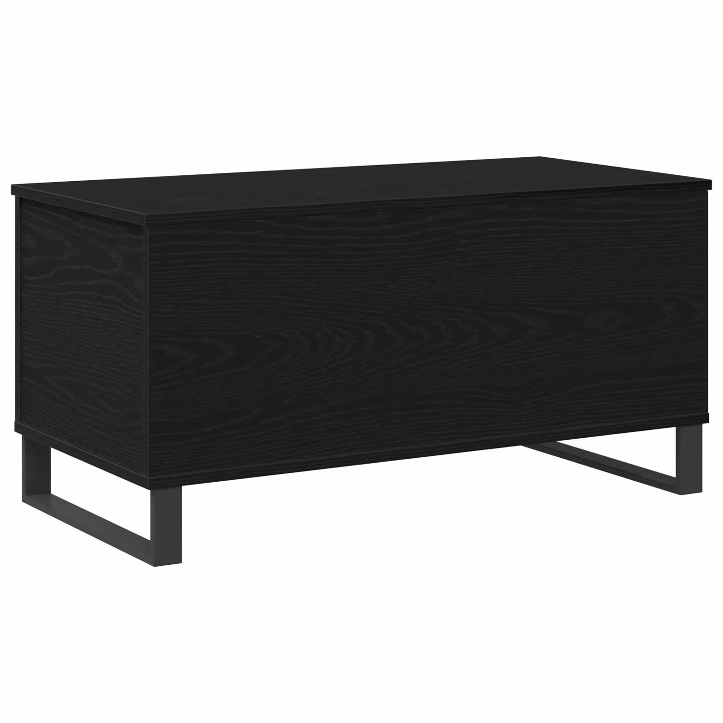 Berkfield Home Modern Black Oak Coffee Table with Lift Mechanism, W: 90 cm, D: 44.5 cm, H: 45 cm – 2