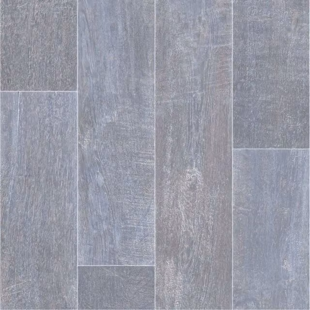 Lotus Grey Wood Look Plank Vinyl Flooring, 3.8mm Thickness, W: 400 cm x L: 500 cm
