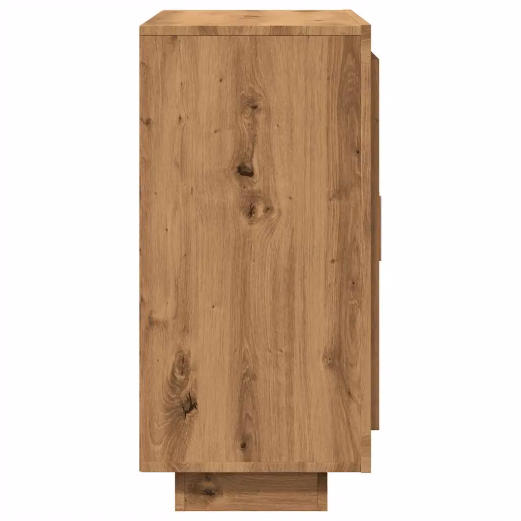 Berkfield Home Artisan Oak Sideboard in Brown, W/D/H: 92 x 35 x 75 cm – 3