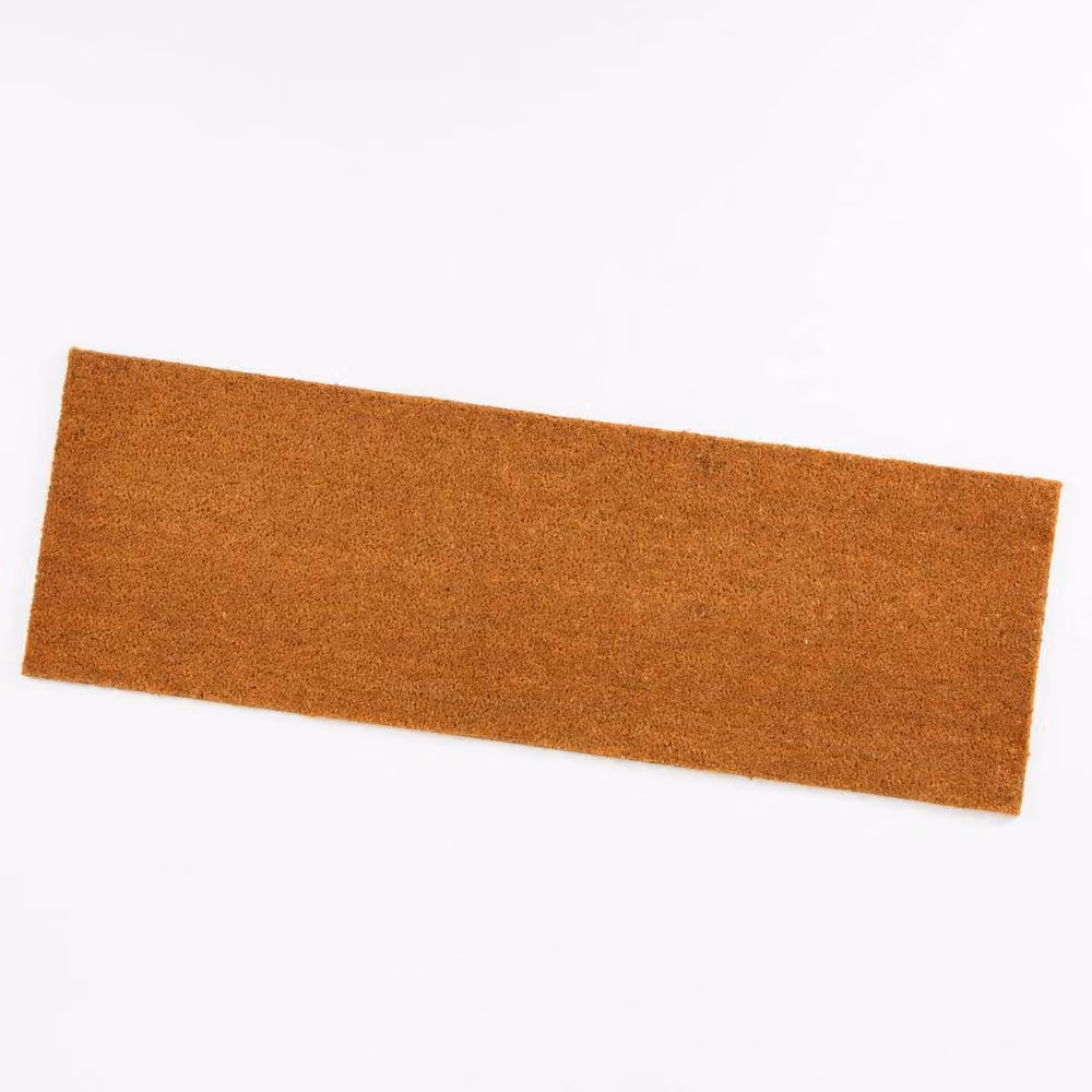 Esselle Astley Plain Coir Door Mat in Brown and Beige, W/D/H: 120 x 40 x 1 cm – 5