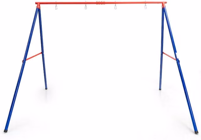 Costway Red Metal A-Frame Swing Stand