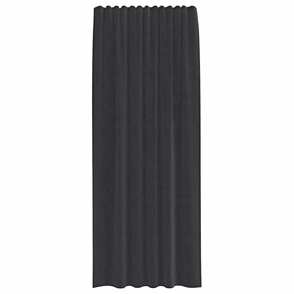 Berkfield Home Black Transparent Voile Curtains with Rod Pockets, 2 Pack, W: 140 cm, H: 245 cm – 4