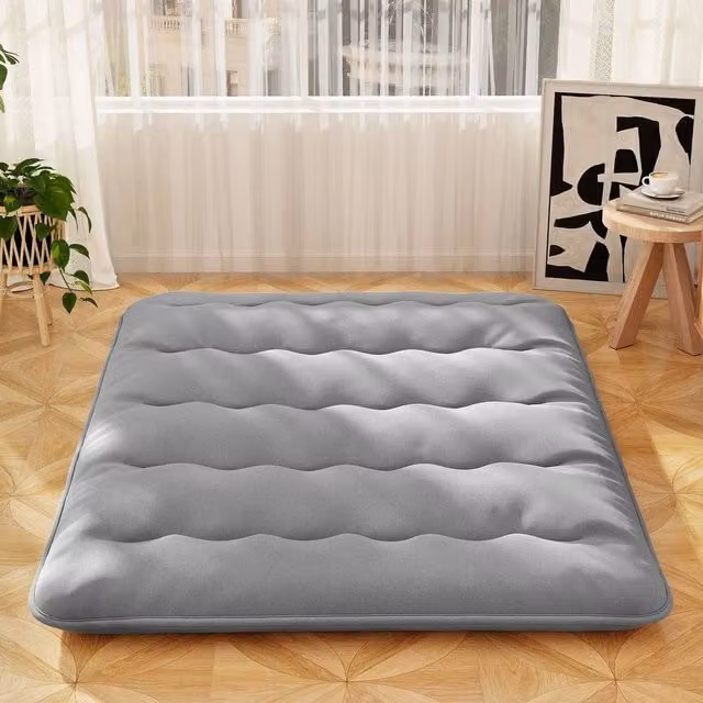 EONLION Double Size Grey Floor Futon Mattress