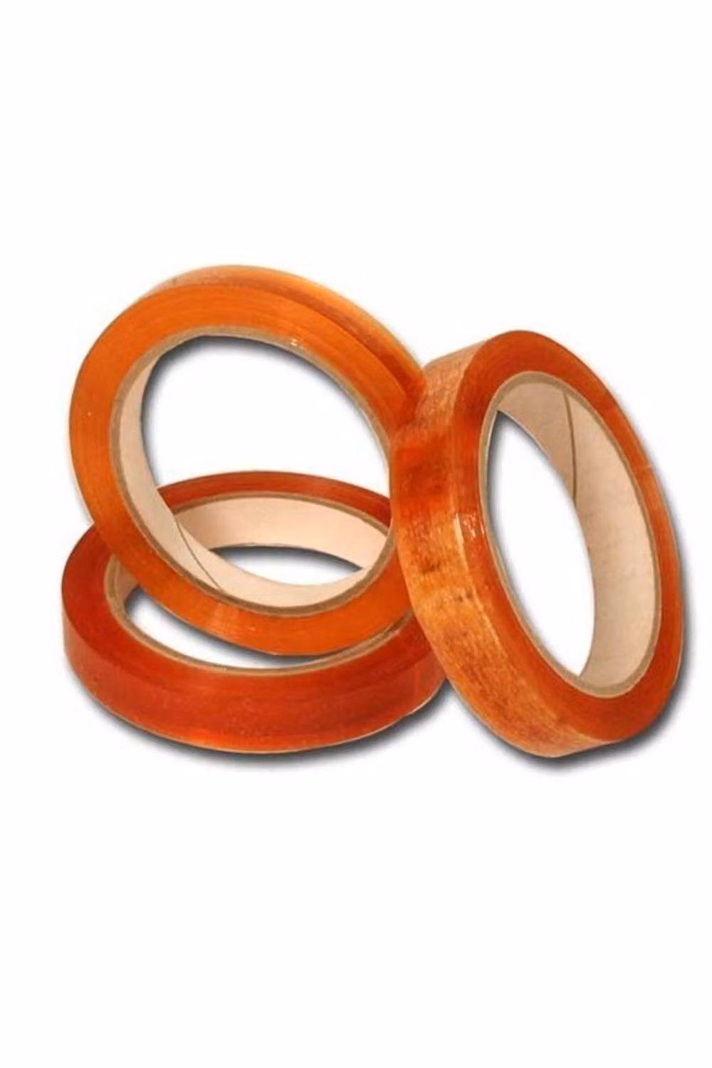 KDMD Transparent Adhesive Tape, Orange, 10 Pack, Width: 19 mm, Length: 66 m – 2