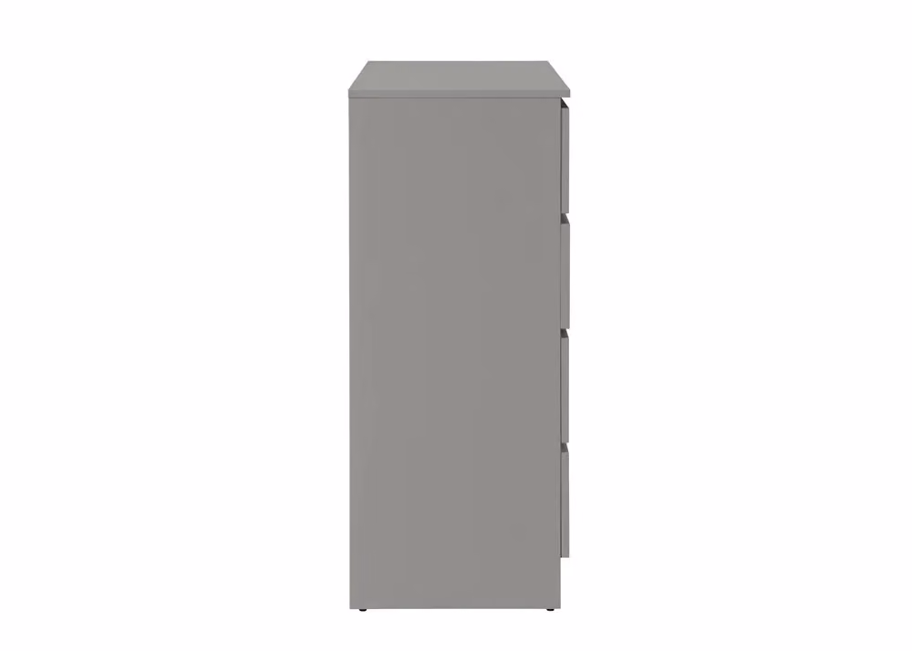 Birlea Oslo 4 Drawer Chest in White and Grey – 2