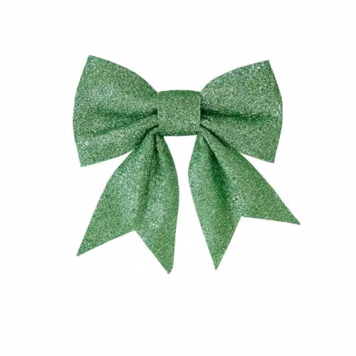 Melody Maison Set of 4 Vintage Green Christmas Hanging Pendant Bows – 3