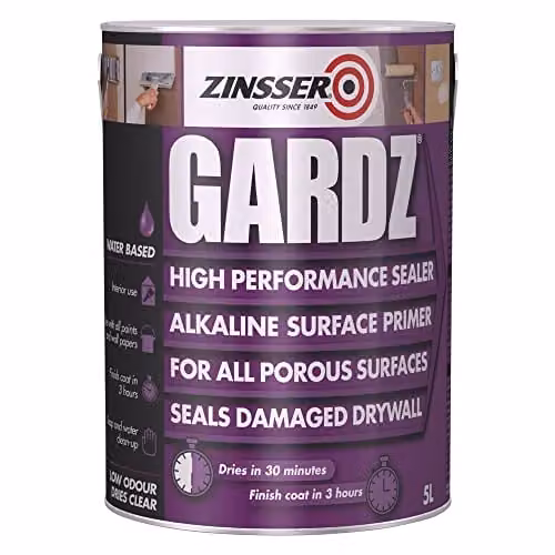 Zinsser Gardz Transparent Water-Based Sealer, 5 l