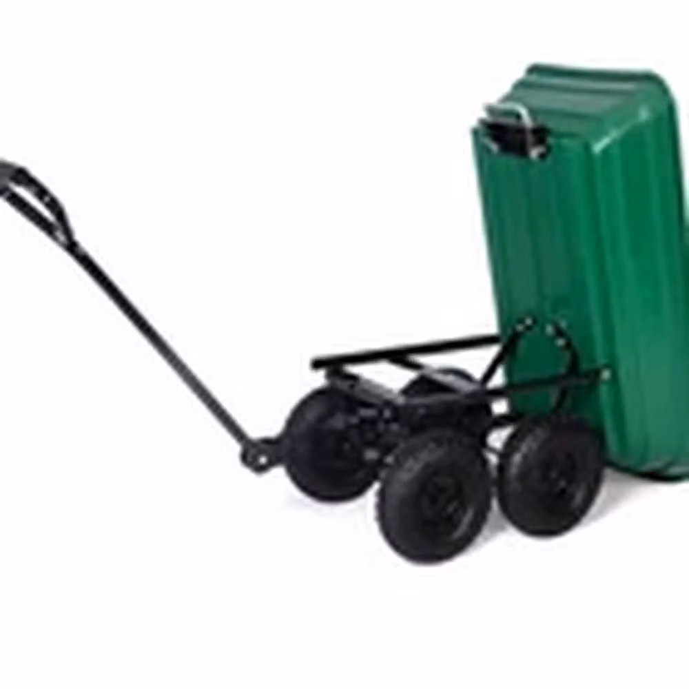 EONLION Green Garden Tipping Dump Cart Wheelbarrow Allotment Trailer – 2