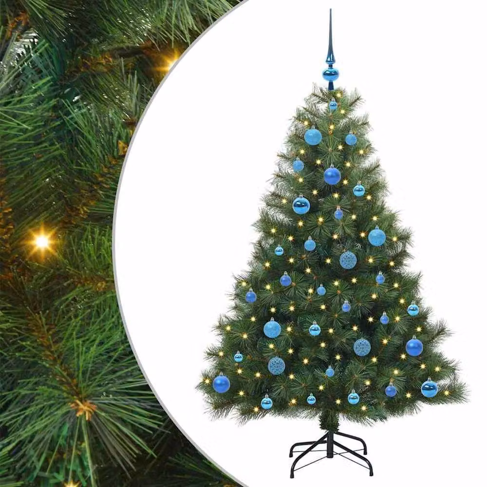 Berkfield Home Realistic Artificial Christmas Tree with 150 LEDs, Green, Height: 150 cm – 3