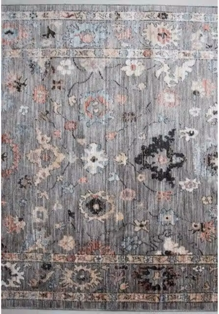 The Rug Shop UK Abstract Grey Machine Woven Easy Care Area Rug W: 200 cm, D: 290 cm – 1