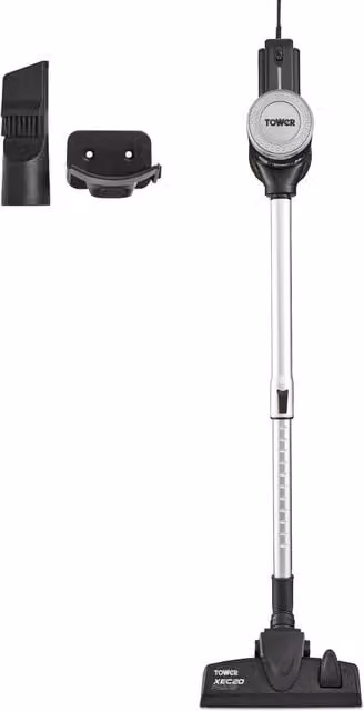 XEC20 Plus Corded 3-in-1 Bagless Tower Vacuum Cleaner with HEPA H13 Filter, Black