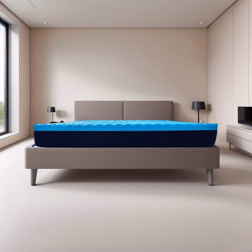 Gaveno Cavailia 7 Zone Luxury Relaxing Mattress Topper in Blue, King Size – 4