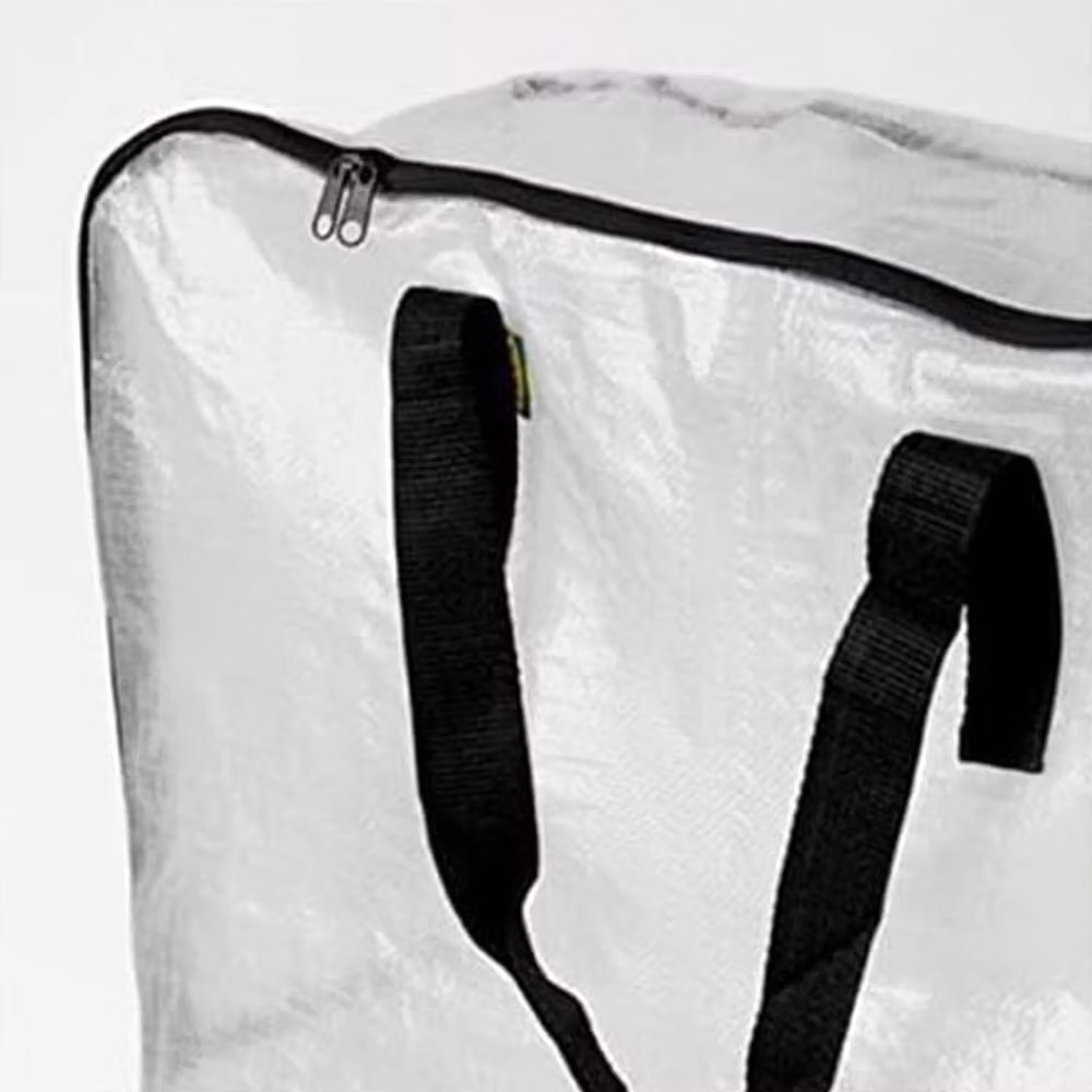 Ikea Multicolour Transparent Plastic Storage Bags, Pack of 3 – 4