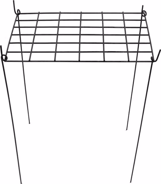 Garden Gear Green Metal Rectangle Grow Through Grid Support