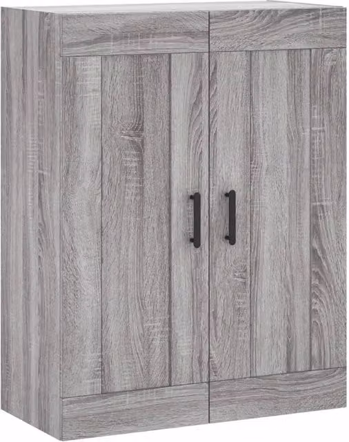 Berkfield Home Wall Mounted Cabinet in Grey Sonoma, W: 69.5 cm, D: 34 cm, H: 90 cm – 1
