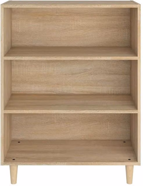 Berkfield Home Sonoma Oak Sideboard in Beige, W/D/H: 69.5 x 32.5 x 90 cm