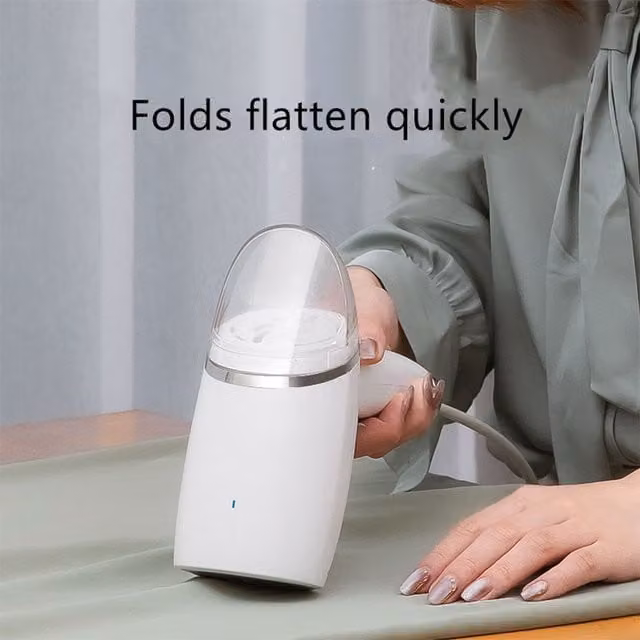 Livingandhome Portable Mini Handheld Clothes Steamer in White with Auto Shut-off