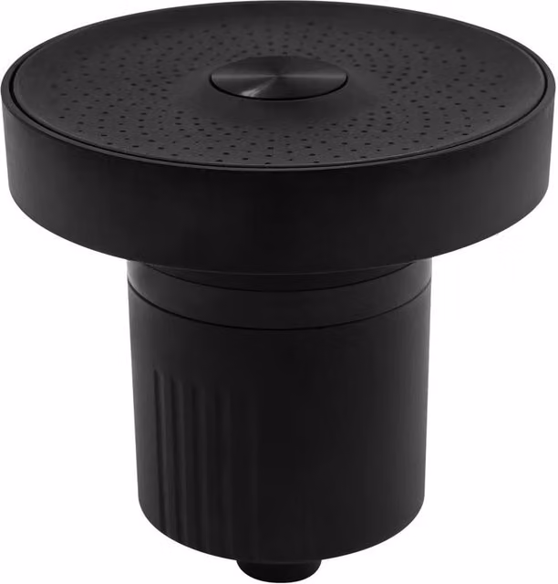 VOGREX 5 Inch High Pressure Filtered Round Shower Head Water Filter System in Matt Black – 1