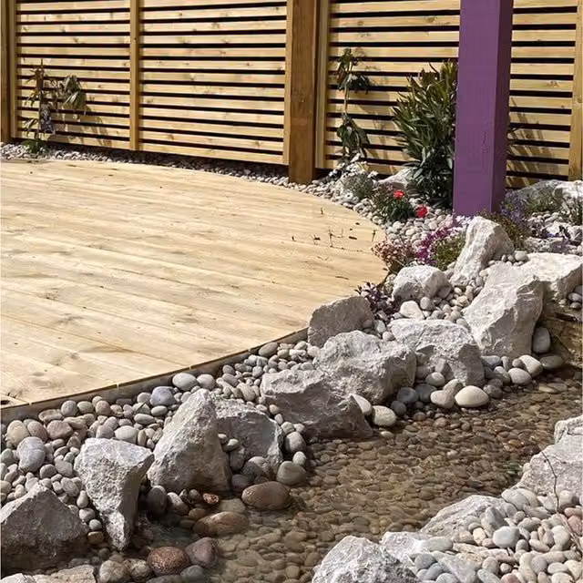 Stone Warehouse Longstone Rockery 100-200mm Crate, 1000kg, White, Grey, Pink and Brown