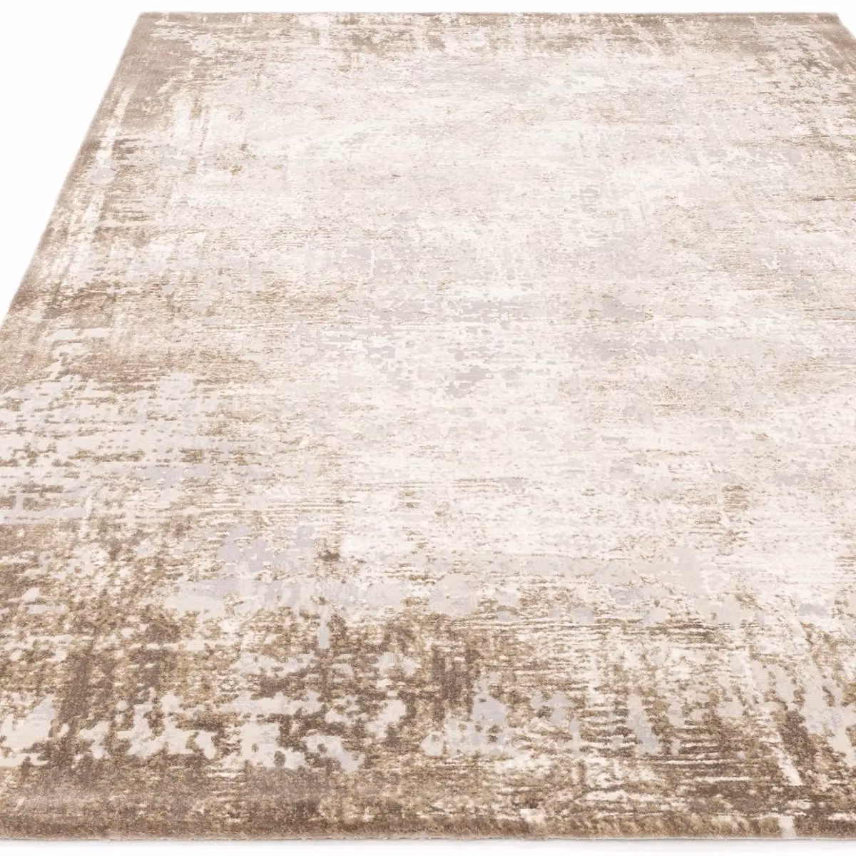 The Rug Shop UK Beige Modern Abstract Easy To Clean Machine Woven Rug, W: 240 cm, D: 340 cm – 2