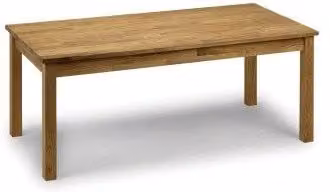 netfurniture Cox Solid Oak Coffee Table in Brown, W/D/H: 120 x 60 x 48 cm