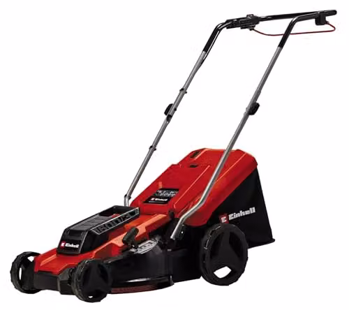 Einhell 1600W Electric Lawn Mower with 37cm Cutting Width and Collection Bag in Multicolour