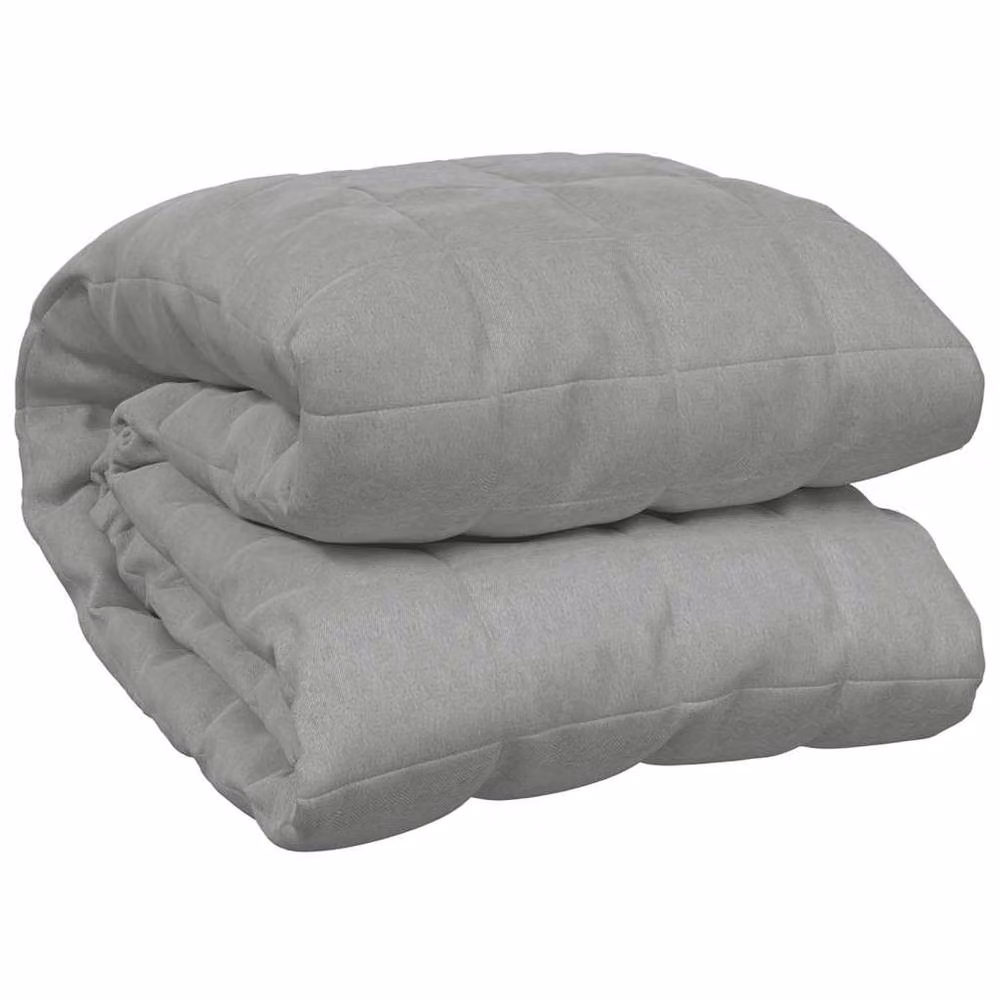 Berkfield Home Grey Weighted Blanket with Glass Beads, W: 120 cm, L: 180 cm, 5 kg – 2
