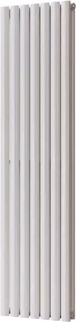 Omeara White Designer Double Panel Radiator, H: 160 cm, W: 40.6 cm