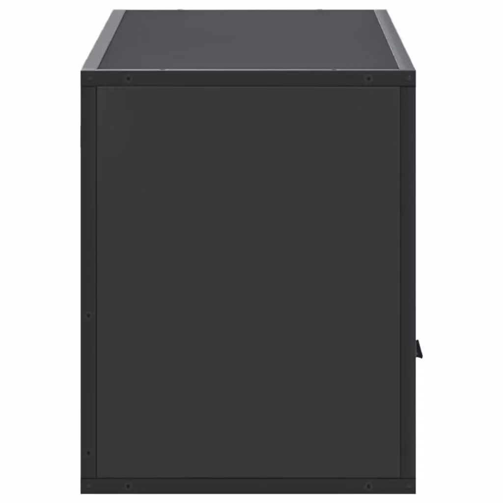 Berkfield Home Industrial TV Cabinet in Black, W/D/H: 100 x 31 x 39.5 cm – 3