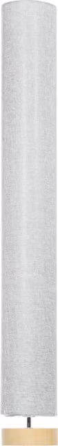HOMCOM Grey Fabric Floor Lamp with Wooden Base and Linen Shade, Height: 120 cm