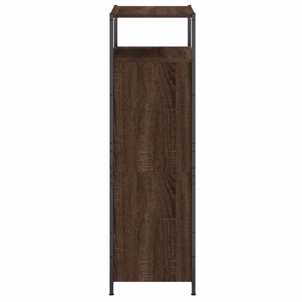 Berkfield Home Brown Oak Shoe Cabinet W/D/H: 60 x 34 x 112 cm – 4