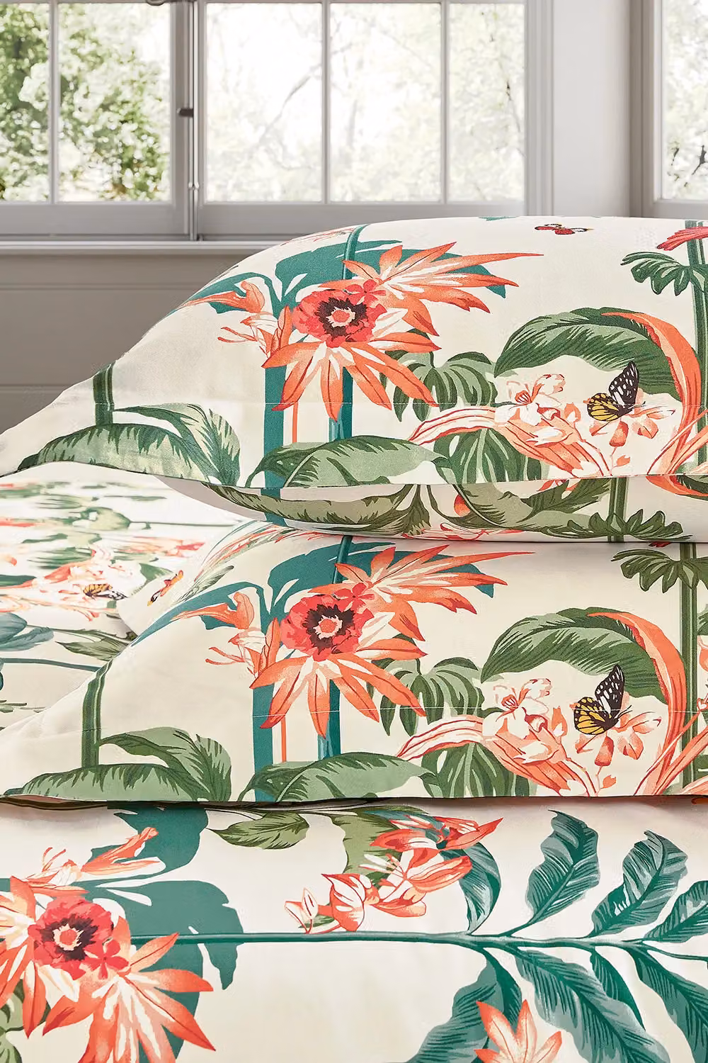 Ted Baker Rhapsody Reversible Floral Cotton Mako Satin Duvet Cover and Pillowcase Set, Multicolour, W: 180 cm, H: 200 cm – 5