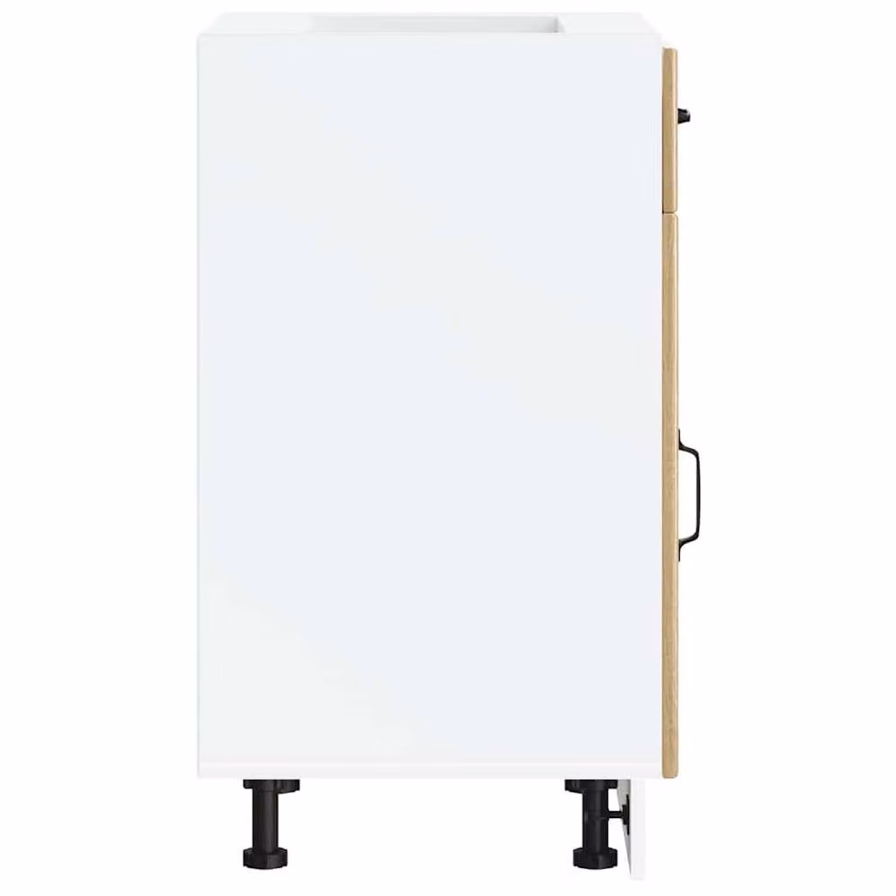 Berkfield Home Lucca Kitchen Base Cabinet in Sonoma Oak and Beige – 2