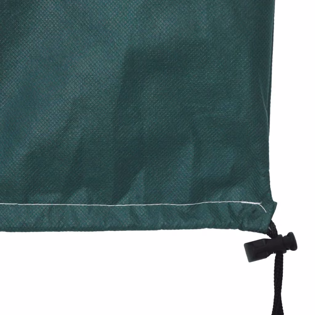 Berkfield Home Plant Fleece Covers with Drawstring, 4 Pack, Green, W: 0.8 m, H: 1.2 m – 4