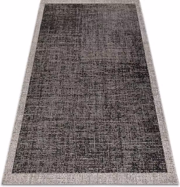 RugsX Floorlux Abstract Modern Grey Rectangular Rug, W: 140 cm, D: 200 cm