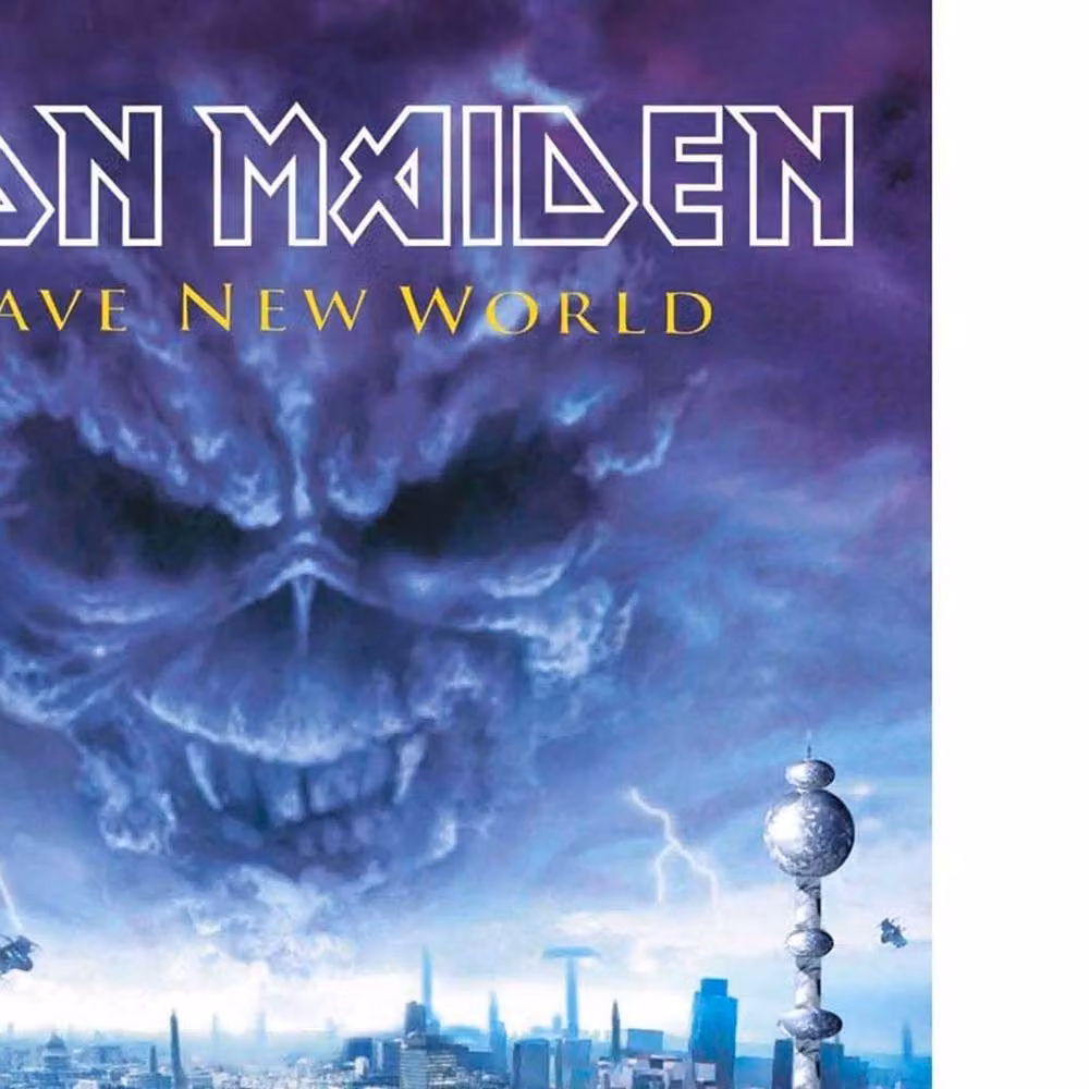 Iron Maiden Brave New World Blue Polyester Poster – 2