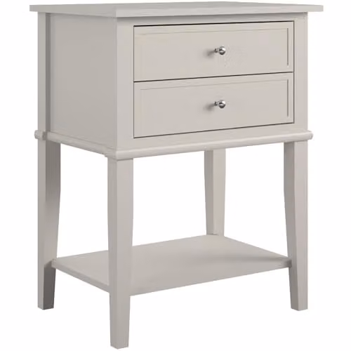 Dorel Home Furnishings Franklin Accent Table in Taupe