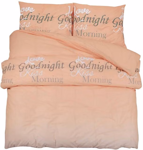 Berkfield Home Pink Cotton Duvet Cover and Pillowcase Set, 200 x 200 cm